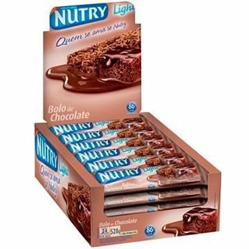 CEREAL BARRA NUTRY BOLO CHOCOLATE COM 24 528 GR