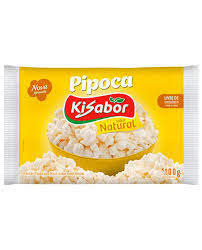 PIPOCA MICROONDAS KISABOR NATURAL 100G