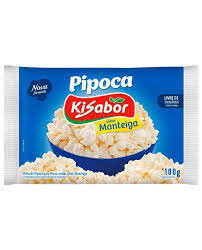 PIPOCA DE MICROONDAS KISABOR MANTEIGA 100G