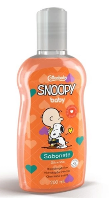 SAB LIQUIDO COTTONBABY SNOOPY 200ML GLICERINA