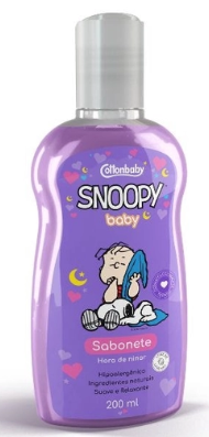 SAB LIQUIDO COTTONBABY SNOOPY 200ML HORA DE NINAR