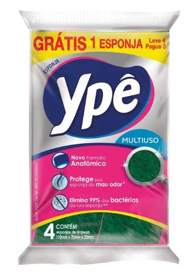 ESPONJA YPE MULTIUSO 4UN LEVE4 PAGUE3