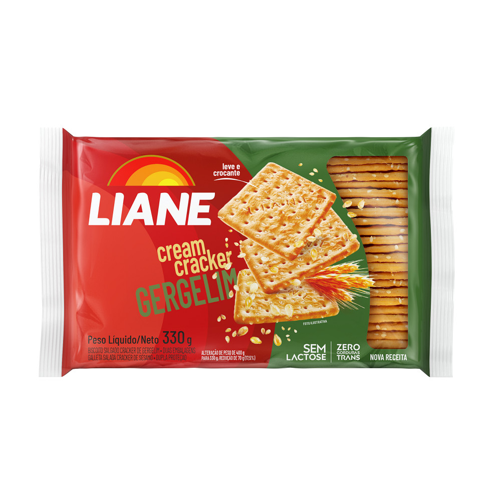 BISC LIANE 330g CRACKER GERGELIM