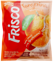 REFRESCO EM PO FRISCO 18G TANGERINA