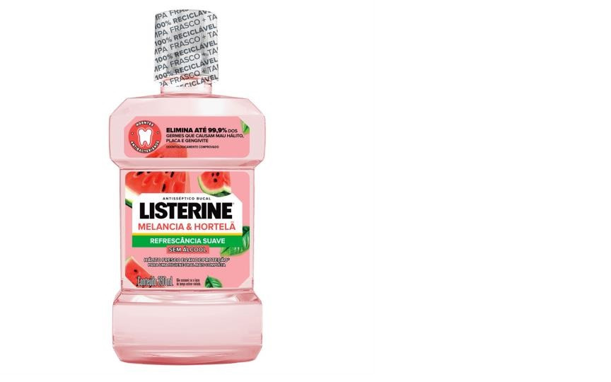 LISTERINE MELANCIA E HORTELA SEM ALCOOL 250 ML