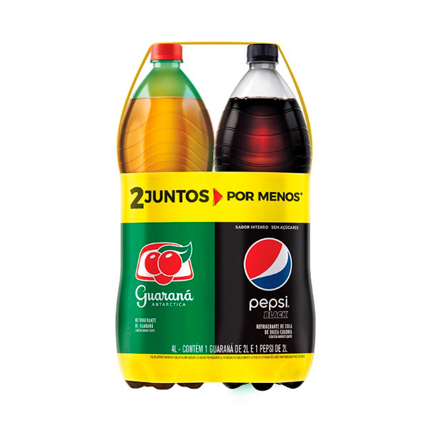 PACK REF GUARANA ANTARCTICA 2L PEPSI BLACK 2L