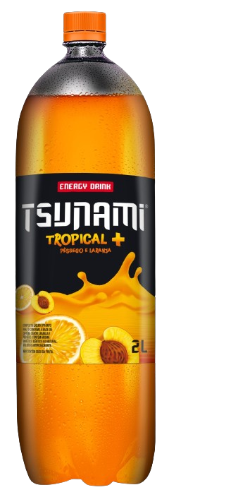 ENERGETICO TSUNAMI TROPICAL PÊSSEGO E LARANJA 2 L