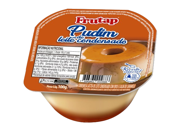 PUDIM FRUTAP LEITE CONDENSADO 100 G