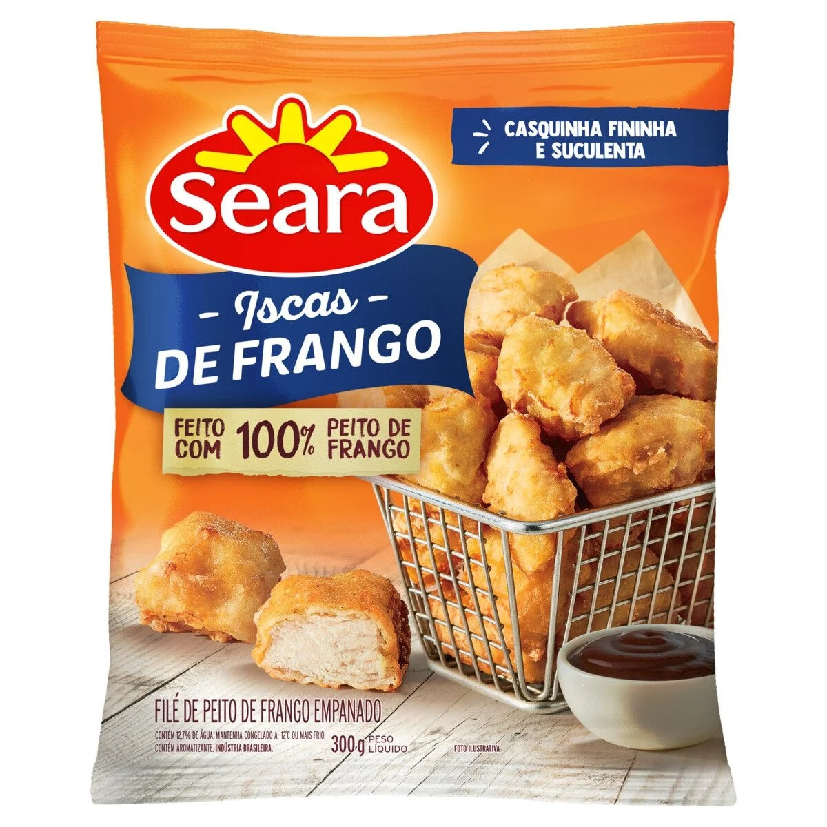 ISCAS DE FRANGO SEARA 300 G