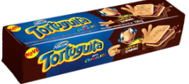 BISC RECH TORTUGUITA QUAD ARCOR 130G CHOCOLATE