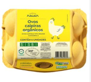 OVOS CAIPIRAS ORGÃNICOS COM 06