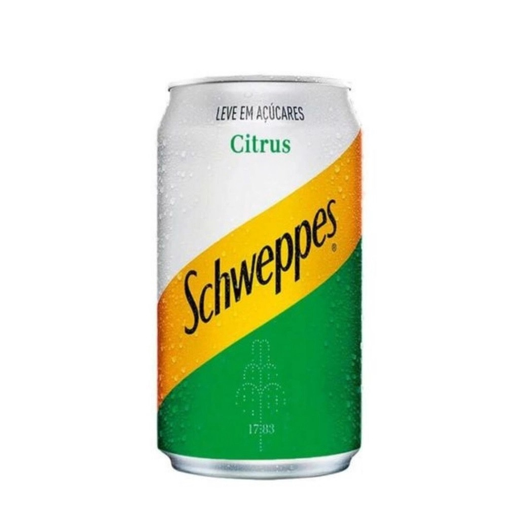 REFRIGERANTE SCHWEPPES LEVE EM AÇUCARES CITRUS 350 ML