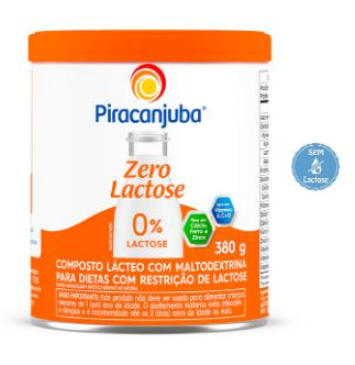 COMPOSTO LACTEO ZERO LACTOSE PIRACANJUBA 380G LT