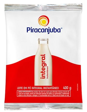 LEITE EM PÓ INTEGRAL PIRACANJUBA INTEGRAL 400G