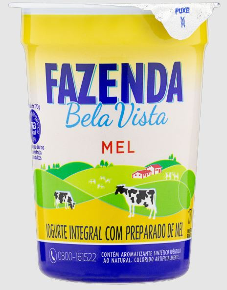 IOG.NATURAL FAZENDA 170GR C/MEL