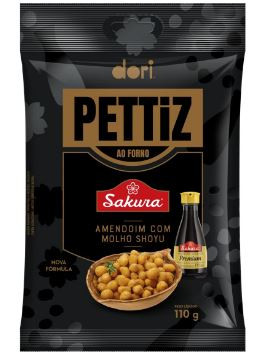 AMENDOIM DORI PETTIZ COM MOLHO SHOYU SAKURA 110GR