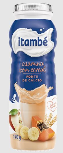 IOGURTE ITAMBE VITAMINA COM CEREAIS GARRAFA 170 GRS