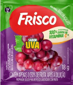 REFRESCO EM PO FRISCO 18g UVA