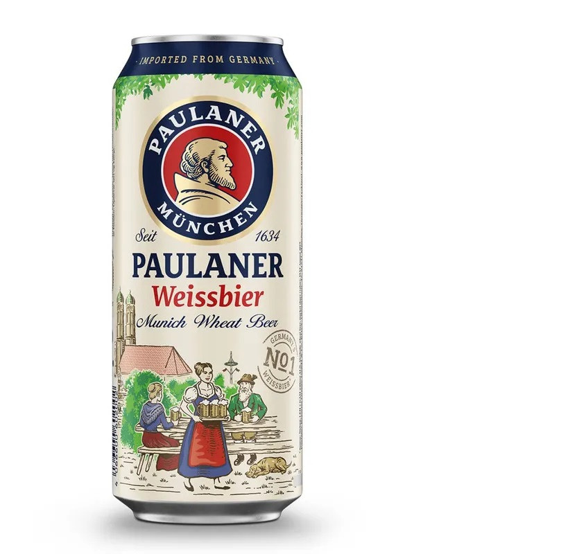 CERVEJA PAULANER WEISSBIER LATA 500 ML