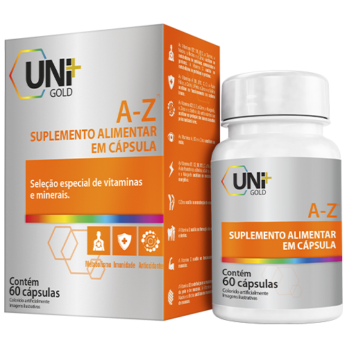 POLIVITAMINICO UNI+ GOLD AZ COM 60CPSULAS