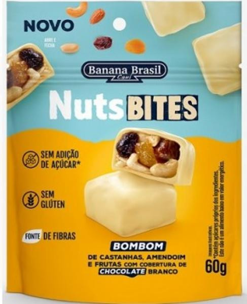 BOMBOM NUTSBITES BANANA BR 60G FR CH BRA
