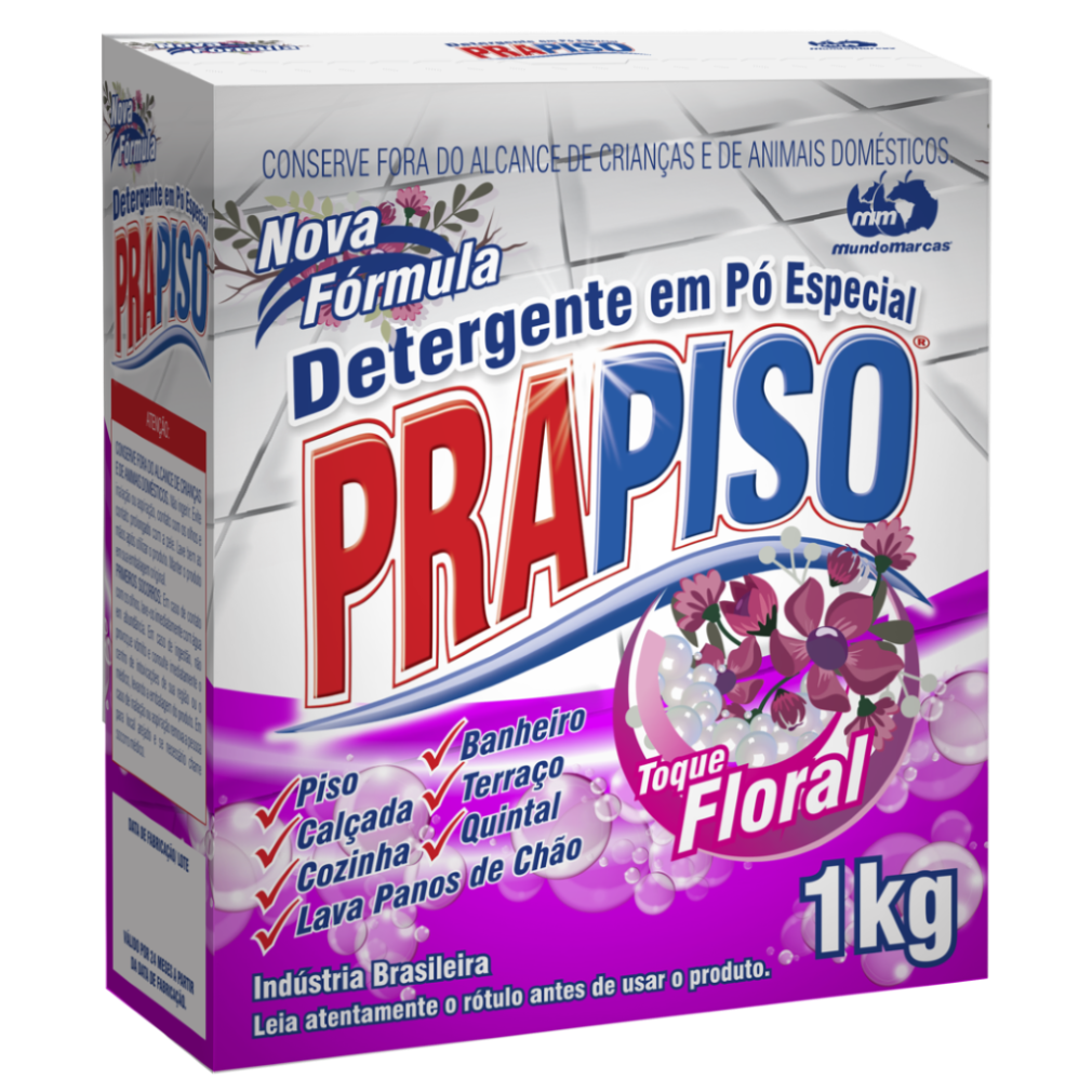 DETERGENTE PRAPISO EM PÓ FLORAL 1 KG