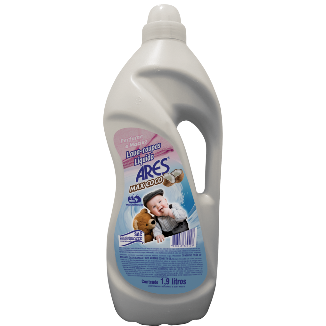 LAVA ROUPAS ARES LIQUIDO COCO 1,9 L