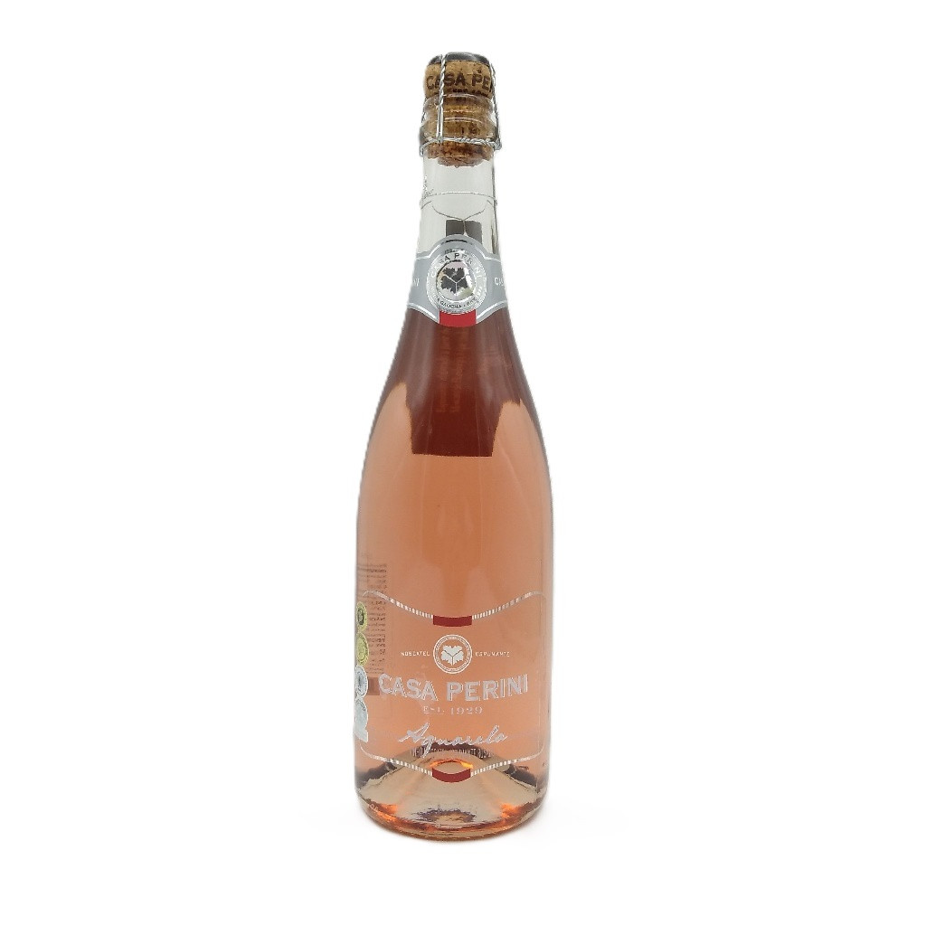 VINHO MOSCATEL ESPUMANTE ROSADO CASA PERINI AQUARELA 750 ML