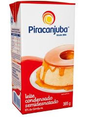 LEITE CONDENSADO PIRACANJUBA SEMI-DESNATADO 395G