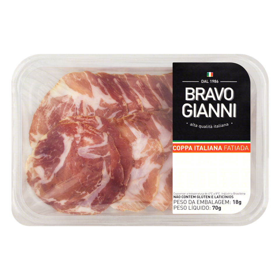 COPA ITALIANA FATIADA BRAVO GIANI 70G