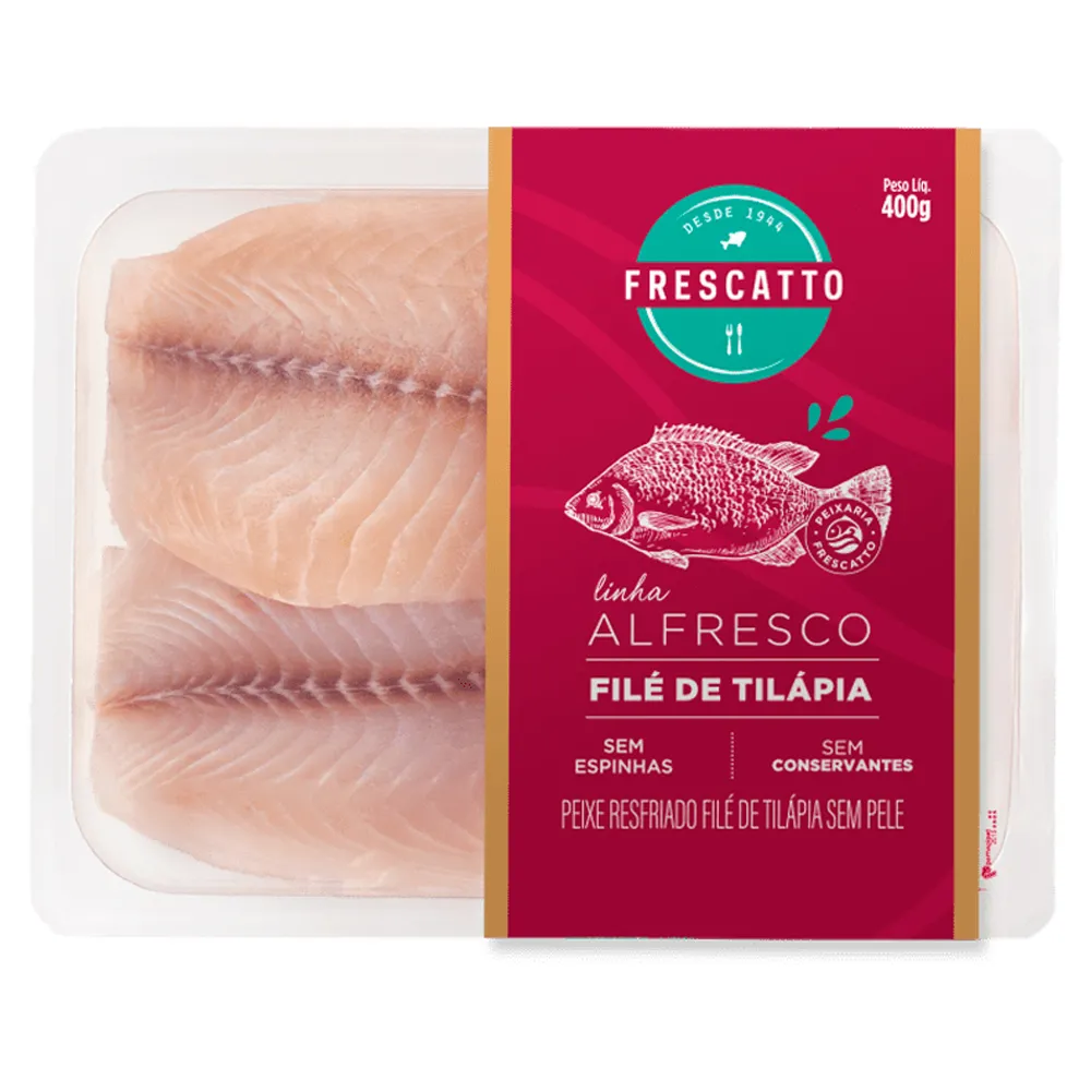 FILE TILAPIA FRESCATTO 400G FRESCO
