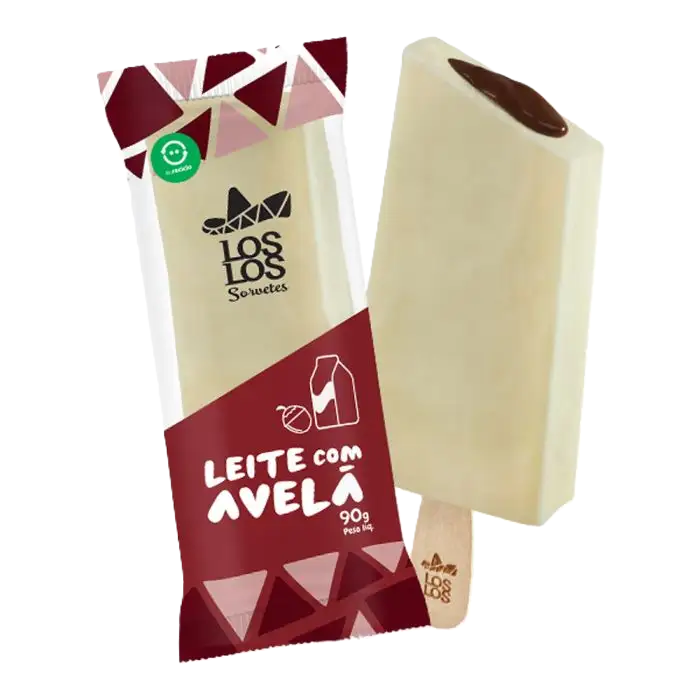 MINI PALETA LEITE CREM AVELA 90G LOS LOS