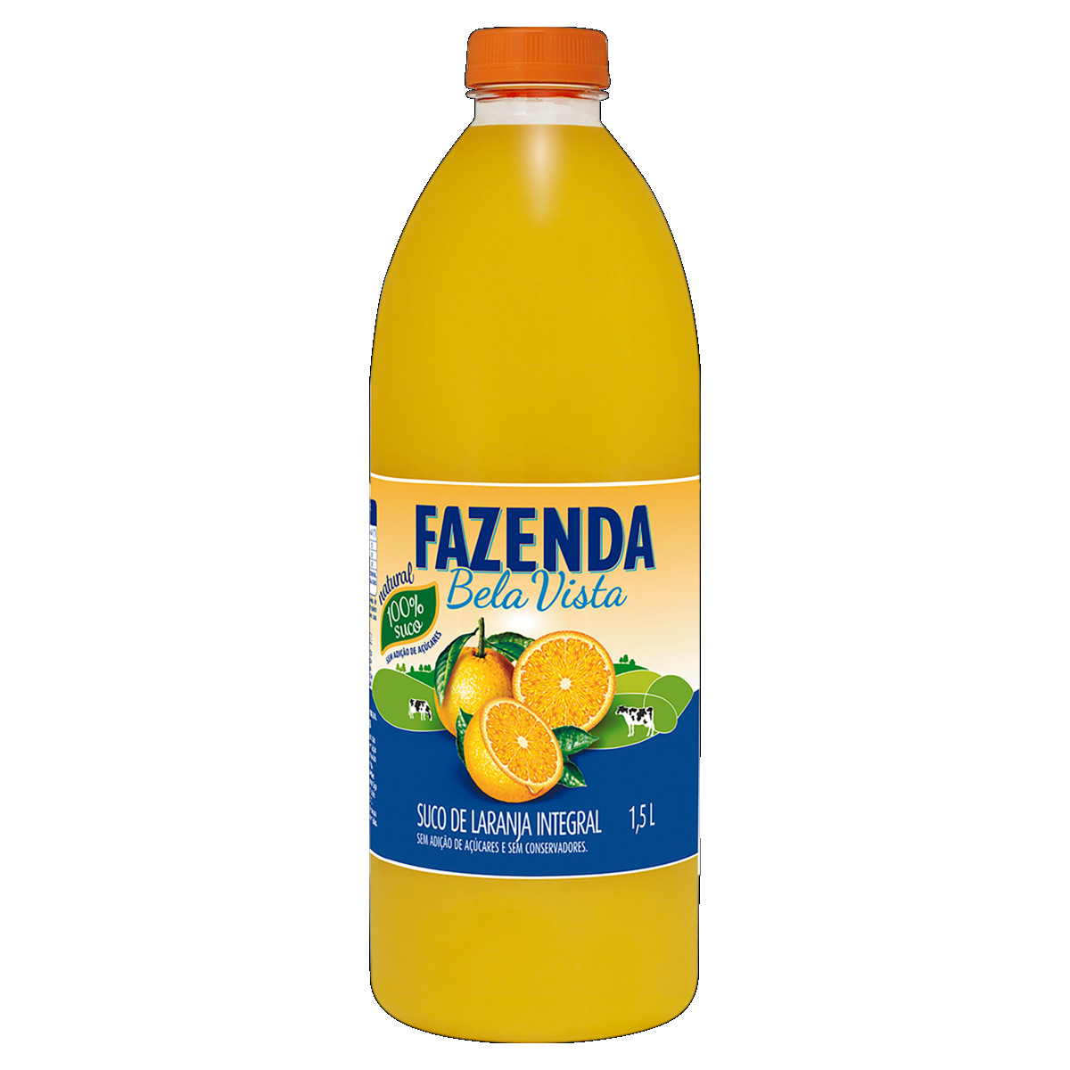 SUCO FAZENDA INTEGRAL LARANJA 1,5L