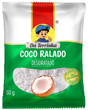 COCO RALADO DA TERRINHA 50g DESIDRATADO