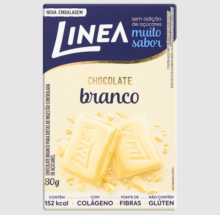 CHOCOLATE BRANCO LINEA COOKIES 30G