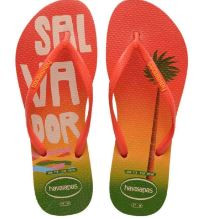 SAND.HAVAIANAS POSTCARD ORANGE