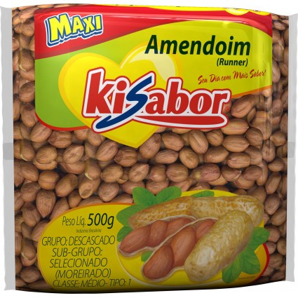 AMENDOIM RUNNER KISABOR 500G