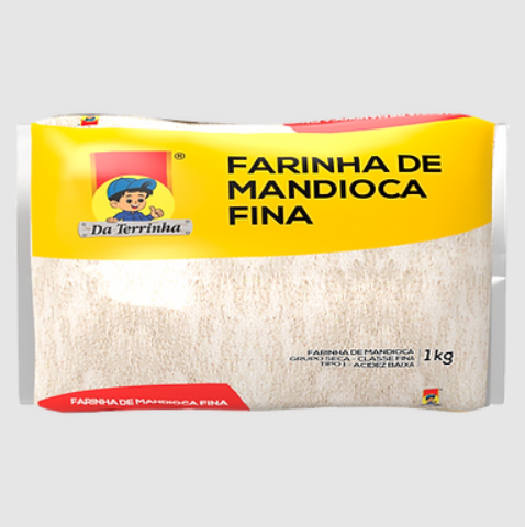 FARINHA DE MANDIOCA FINA DA TERRINHA 1KG