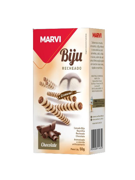 BIJU TUBETES RECH CHOC 50G MARVI
