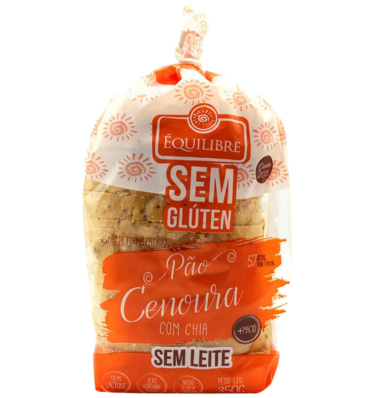 PAO EQUILIBRE CENOURA COM CHIA SEM GLÚTEN 350 G