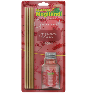 DIFUSOR DE AMBIENTES GOURMET MOGILÂNDI PIMENTA ROSA 100ML