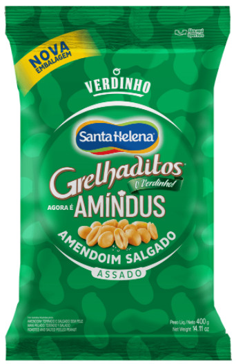 AMENDOIM SANTA HELENA 100G GRELHADITOS S/PELE