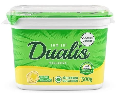 MARGARINA COM SAL DUALIS 500G