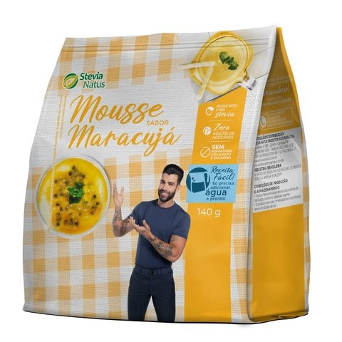 PO P/MOUSSE MARACUJA STEVIA NATUS 140G