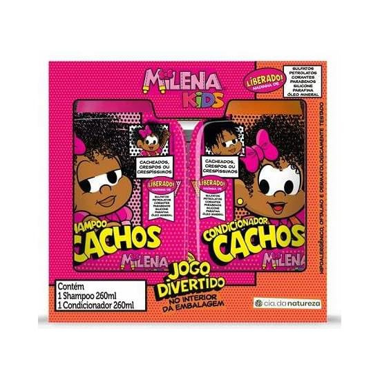 KIT SH+COND MILENA KIDS CACHOS 260ML