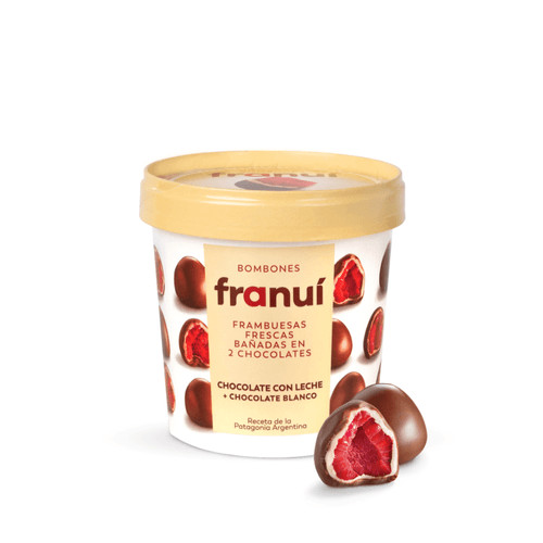 BOMBOM FRANUI FRAMBOESA CHOCOLATE AO LEITE 150GR