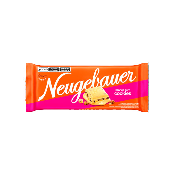 CHOCOLATE BRANCO COM COOKIES NEUGEBAUER 80G