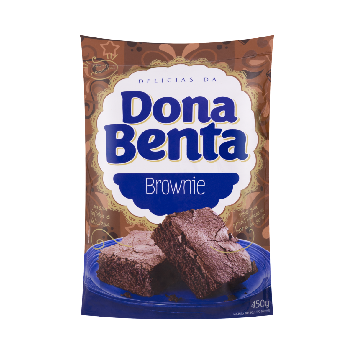 MISTURA BOLO DONA BENTA 450G BROWNIE