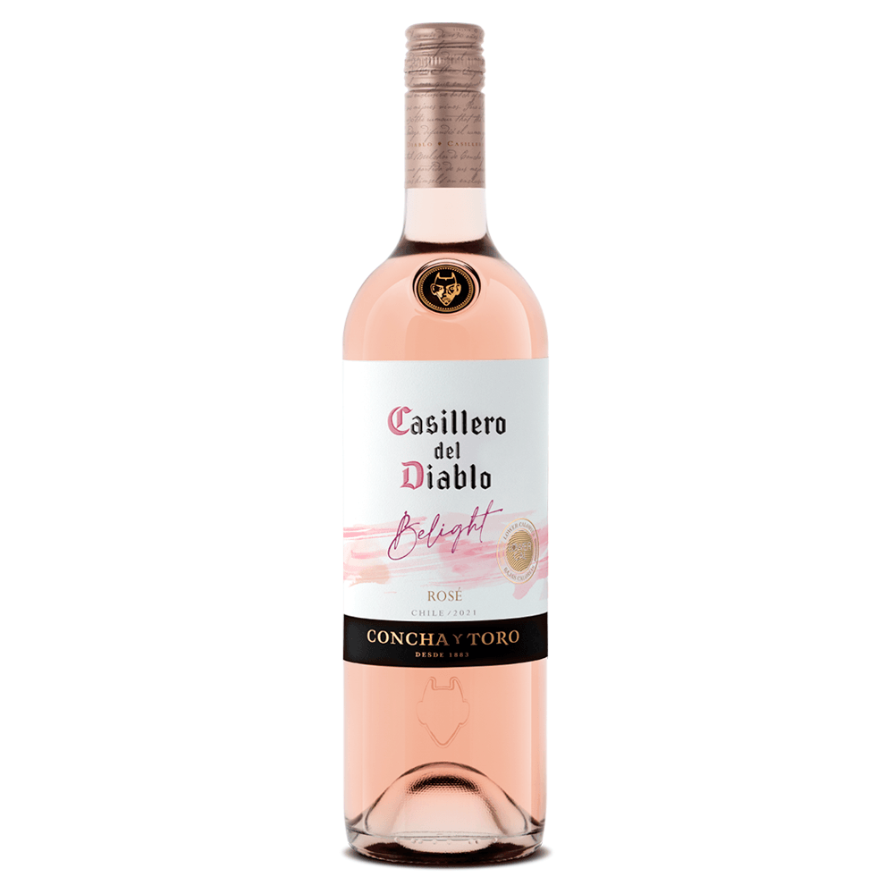 VINHO CHILENO CASILLERO DEL DIABLO BELIGHT ROSE 750ML