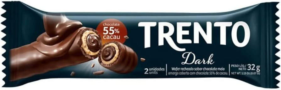 BISCOITO WAFER TRENTO COBERTURA 29G DARK